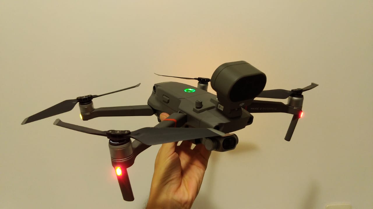 Drone do Lika usado no projeto com a Secretaria de Defesa Civil