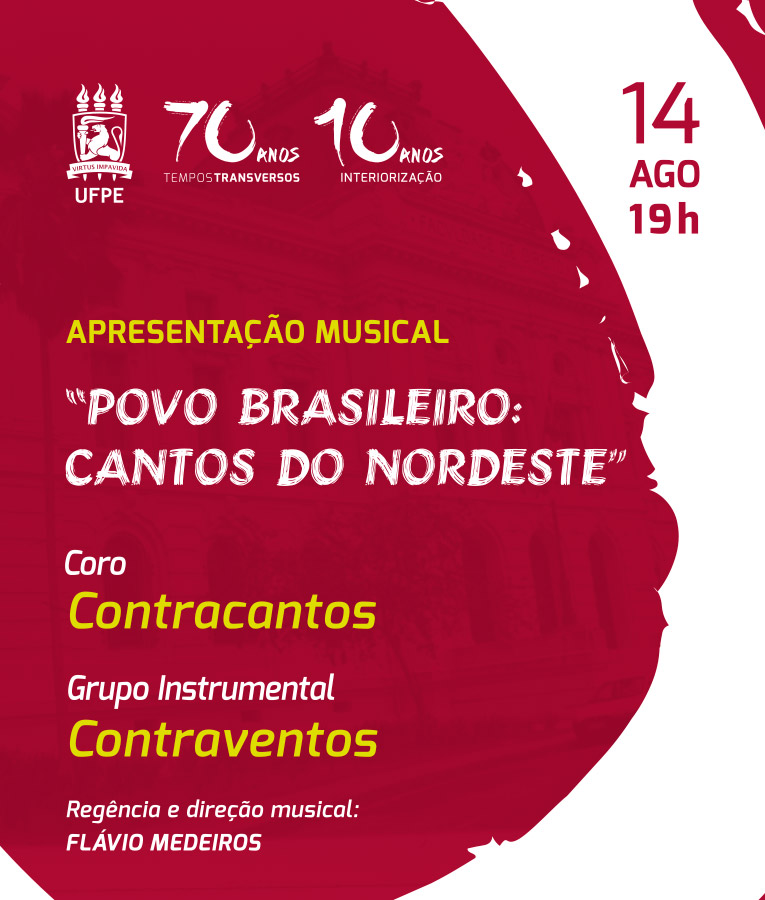 Banner de apresentação musical