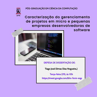 Pós-Graduação em Ciência da Computação realiza defesa de dissertações de mestrado - Notícias - UFPE
