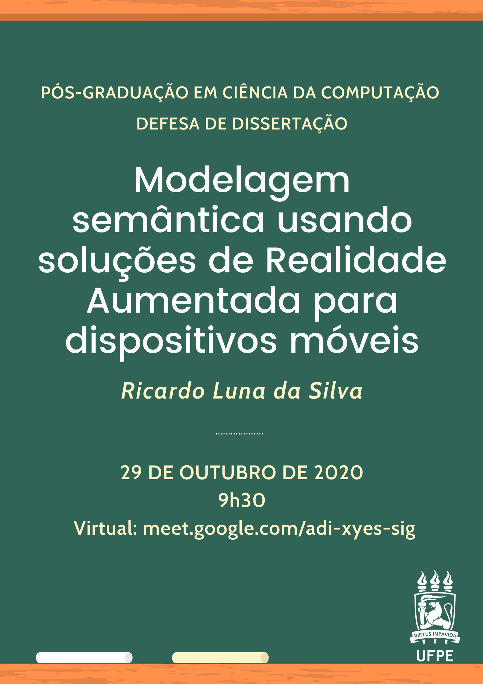 Pós-Graduação em Ciência da Computação realiza defesa de dissertações de mestrado - Notícias - UFPE