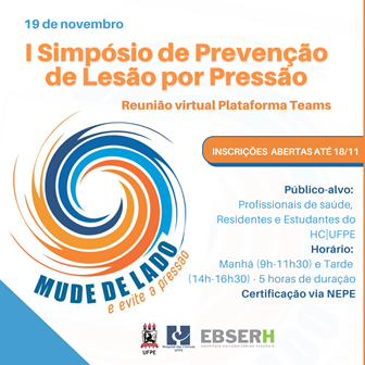 Convite para inscrição no jogo de escape lesão por pressão. São Paulo