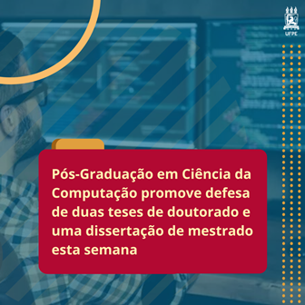 Pós em Computação tem defesa de dissertação de mestrado na manhã desta  quinta-feira (8) - Agenda de Defesas - UFPE