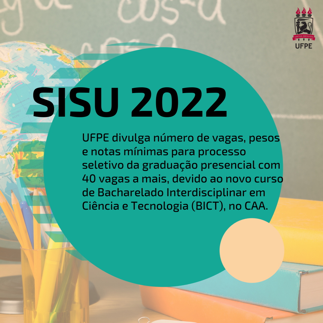Interdisciplinar Em Ciência E Tecnologia no Sisu 2023: consulte notas de  corte de todas faculdades