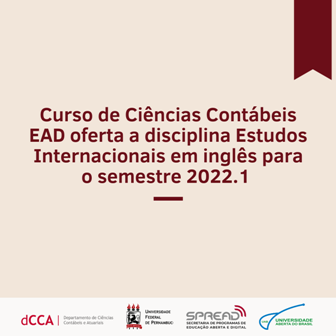 Curso de Ciências Contábeis - Bacharelado (EAD) - UFPE