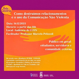 Projeto de extensão do curso de Libras da UFPE promove roda de