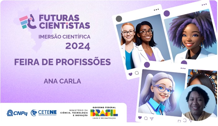 Pesquisadora do Grupo Soldamat participa do Programa Futura Cientistas 2024