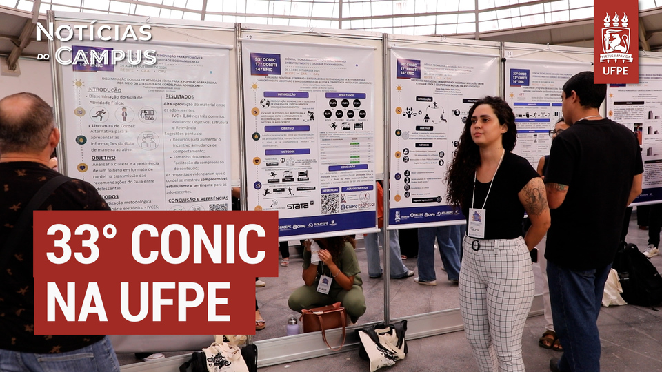 Congresso na UFPE reúne 1.600 estudantes para expor pesquisas e inovações científicas