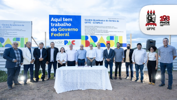 UFPE assina contrato para construir segundo prédio do Centro Acadêmico do Sertão, em Sertânia