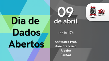 Dia de Dados Abertos é tema de evento no Campus Recife